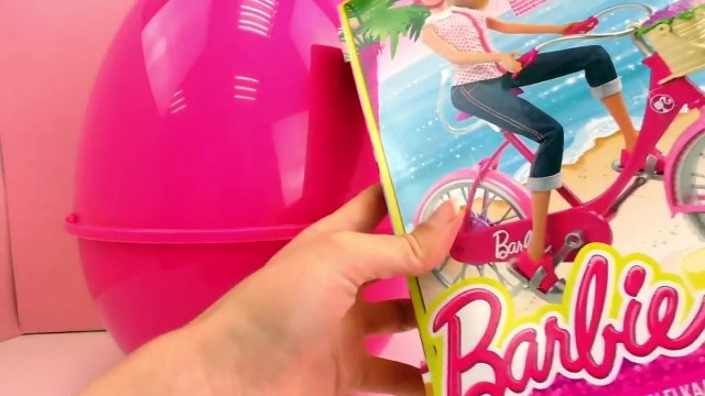 Œuf surprise Barbie – avec plein de super surprises – Gigantesque œuf surprise Unboxing
