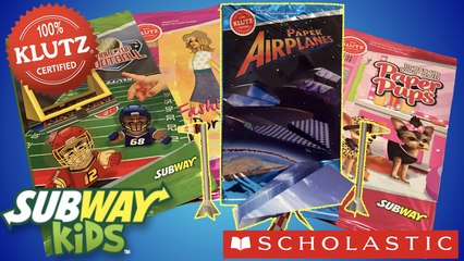 2016 Subway Scholastic The Klutz How to Fold Paper Airplanes #3