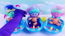 Trolls Baby Doll Bath Time Clay Slime Toy Surprises Learn Colors Fun Pretend Play Video