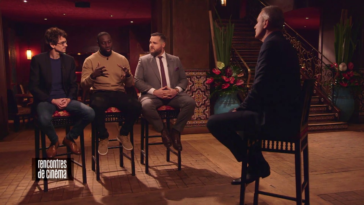 La bande de Demain Tout Commence, Omar Sy, Antoine Bertrand et Hugo Gelin Interview cinema