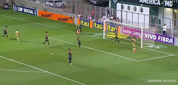 América MG X Sport Gol de Rodney Wallace 37ª Rodada do Brasileirão 26-11-2016 (HD)