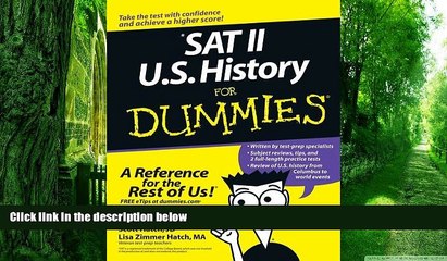 Price SAT II U.S. History For Dummies Scott A. Hatch For Kindle