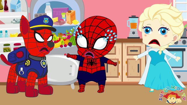 Frozen Elsa Cockroach Prank by Spiderman Baby New Episodes! Spiderman Elsa Superheroes In Real Life