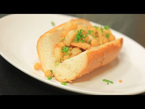 سندوتش جمبري بالحمص | شريف الحطيبي