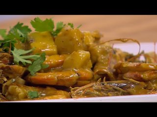 جمبري بالاناناس و الكاري | نورا السادات