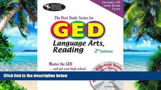 Best Price GED Language Arts, Reading w/CD-ROM: -- The Best Test Prep for the GED Language Arts: