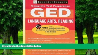 Best Price GED Language Arts, Reading (GED Test Prep) LearningExpress Editors For Kindle