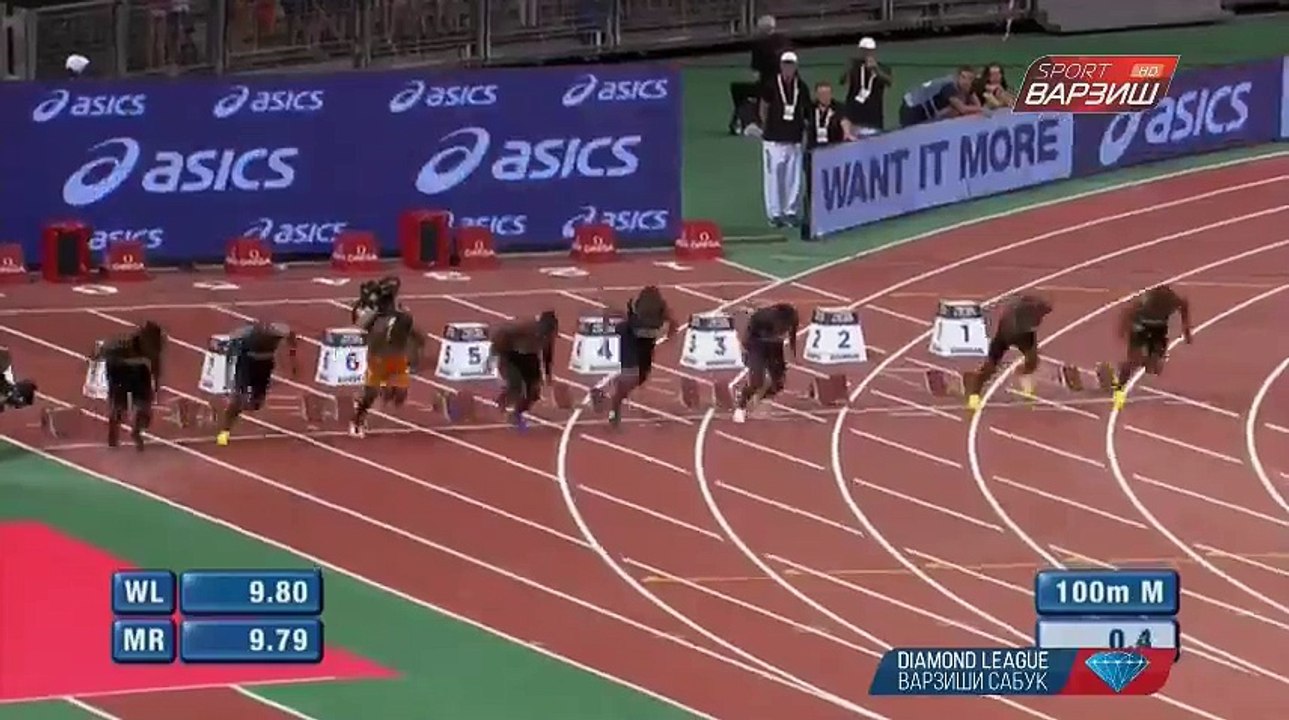 100 Meter men race paris diamond league,SPORTS WORLD
