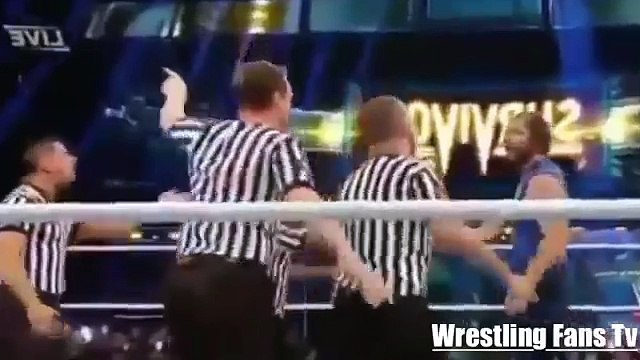 The Shield Reunites At WWE Survivor Series 2016 And Powerbombs Aj Styles HD-wwe raw