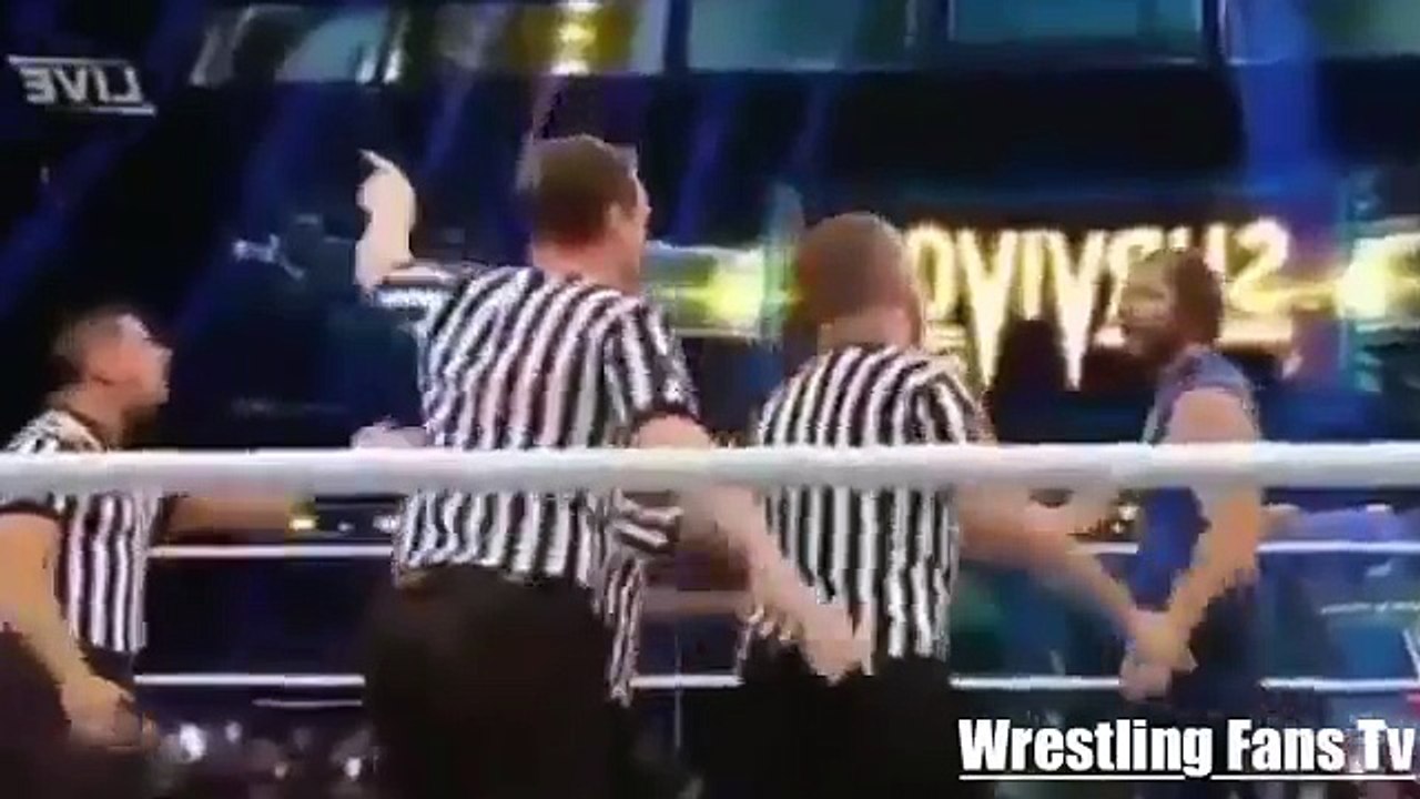 The Shield Reunites At WWE Survivor Series 2016 And Powerbombs Aj Styles HD-wwe raw