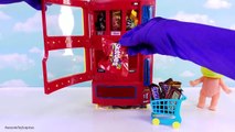 PJ Masks Baby Dolls Visit the Vending Machine for Candy & Toy Surprises Fun Pretend Play Video
