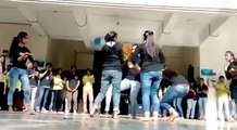 Indian school girl dance in program collage girls dance in bhojpuri song
