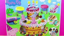 Juego de plastilina para hacer pasteles de Peppa Pig | Juguetes de cocinar de Peppa la cerdita