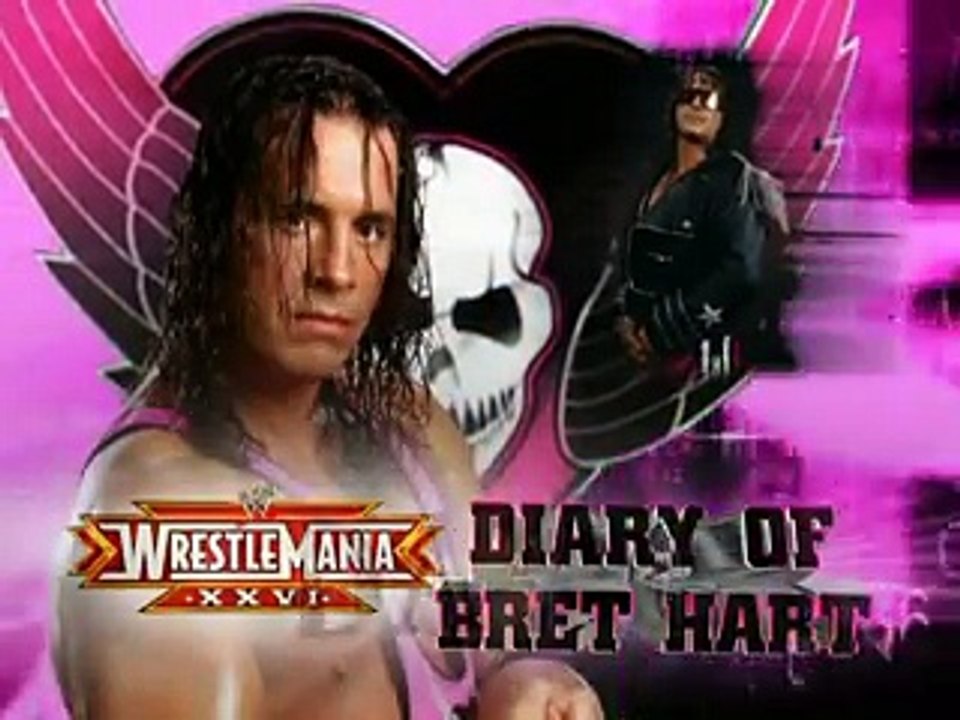 Bret Hart Diary  Bret Hart sketches a drawing for the