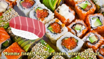 Finger Family Finger Family Sushi Family Rhymes Funny Sea Food Animals Cartoon Animation Finger