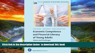 Pre Order Economic Competence and Financial Literacy of Young Adults: Status and Challenges