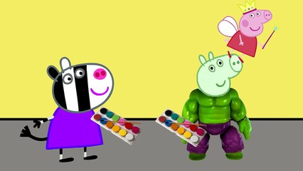 Peppa Pig HULK MakeUp Zoe Zebra MakeUp Love Story