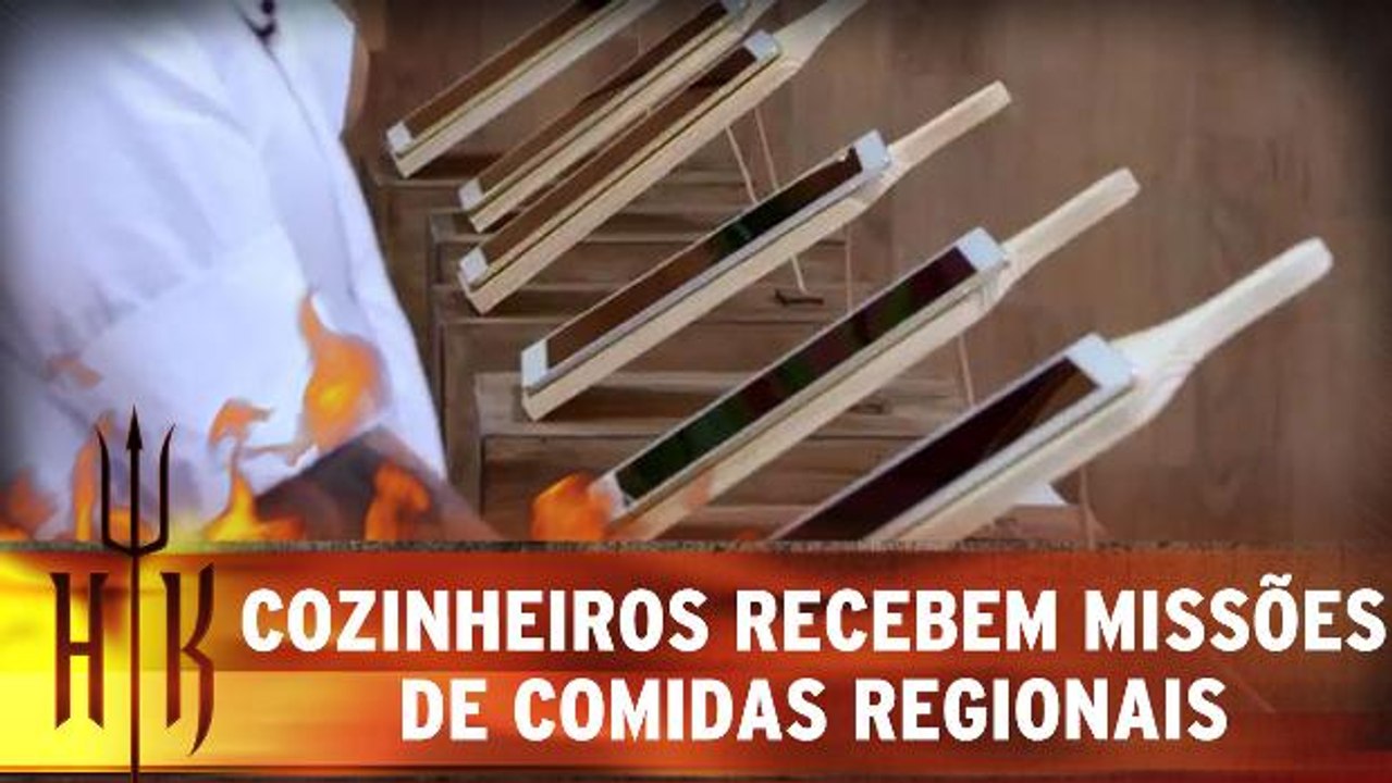 Cozinheiros recebem missões de comidas regionais