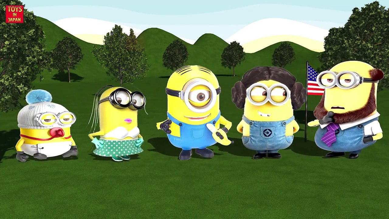 MINIONS Finger Family | Nursery Rhymes for Children | 3D Animation