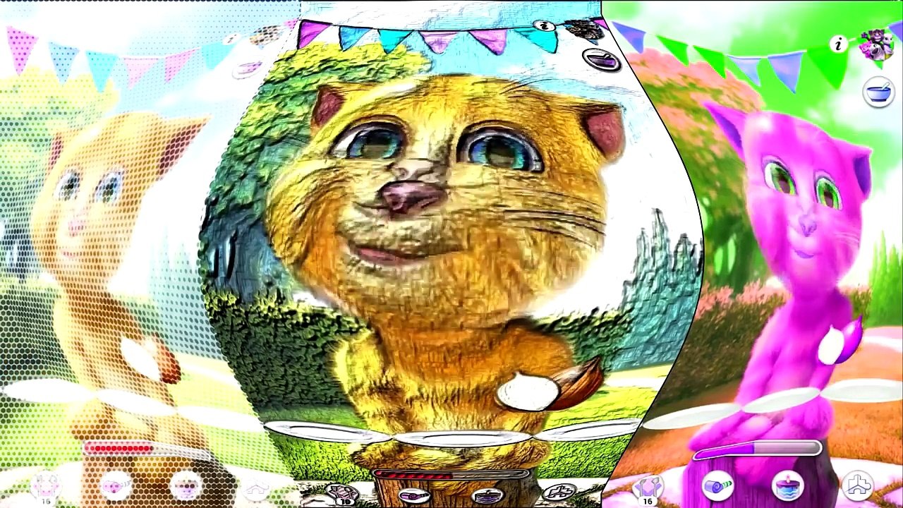 Talking Tom Cat Colors Reaction Compilation Reverse All Episodes 2016