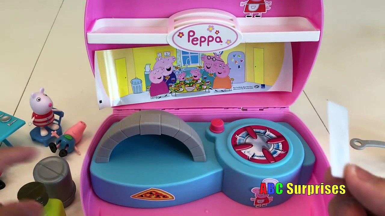 PEPPA PIG Pizza Party Pizzeria Toy Play Set for Kids Cooking Fun ABC ...