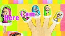 Lollipop Masha and the Bear Finger Family Song Lollipop Nursery Rhymes for Children and Kids