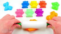 Learn Colors Playdough Rainbow Colours w/ Bear Cub - Fun and Creative Play Doh Modelling