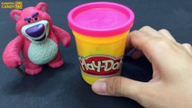Toys Story Play Doh Modelling Clay Learn Colors with Vehicle Cutters Fun and Creative for Kids