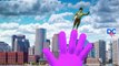 Finger Family Nursery Rhymes Hulk Vs Superman Cartoons | Spiderman Vs Ironman Epic Rap Battles