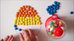 Learn Colors Rainbow M&M Egg Compilation - TOP Learn Colour collection