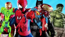 Finger Family Spiderman | SUPER HEROES Spiderman, Hulk, Superman |Peppa Pig Surprise egg