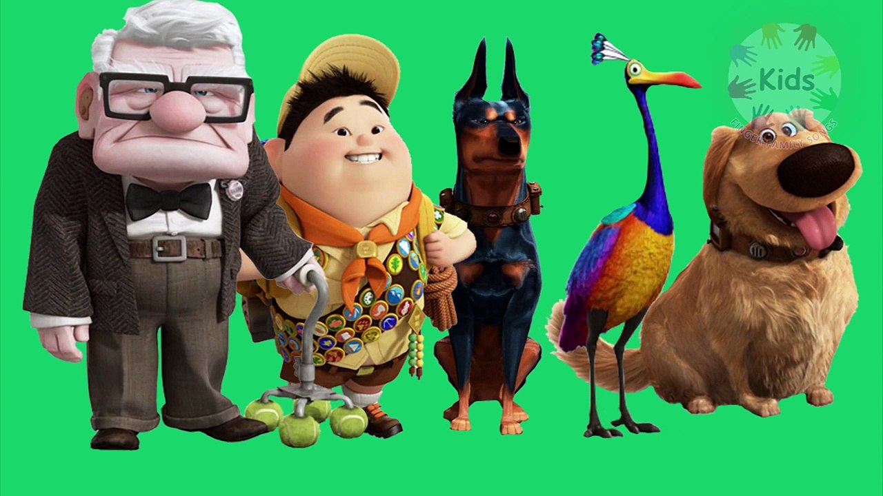 disney pixar up finger family song | 3d nursery rhymes | kids finger family song