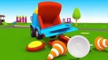 Car cartoon and animation for kids. Leo the truck builds a new house. cartoon for kids #leothetruck.-vpVm0q0SHDU
