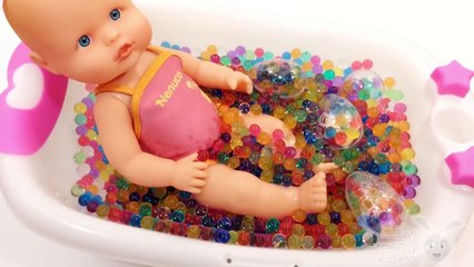 Baby Bath Time Orbeez! Surprise Eggs filled Toys Shopkins, Hello Kitty & a lot of Orbeez!