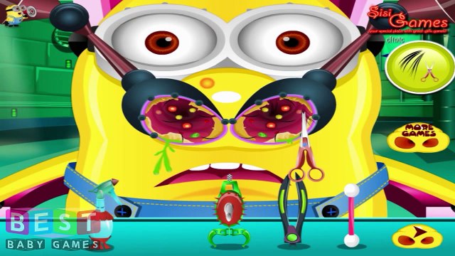 ღ Minion Patient Nose Doctor - Baby Minion Games for Kids