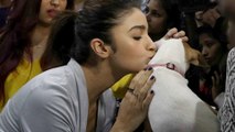 VIDEO Alia Bhatt KISSING and Playing With Puppies and Kittens