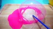 DIY How to make Pink Balloon Clay Slime! Magic glue Flubber! 수제 핑크 풍선 액체괴물 만들기! 핑크칼라 액체괴물 모래 점토 미니어쳐