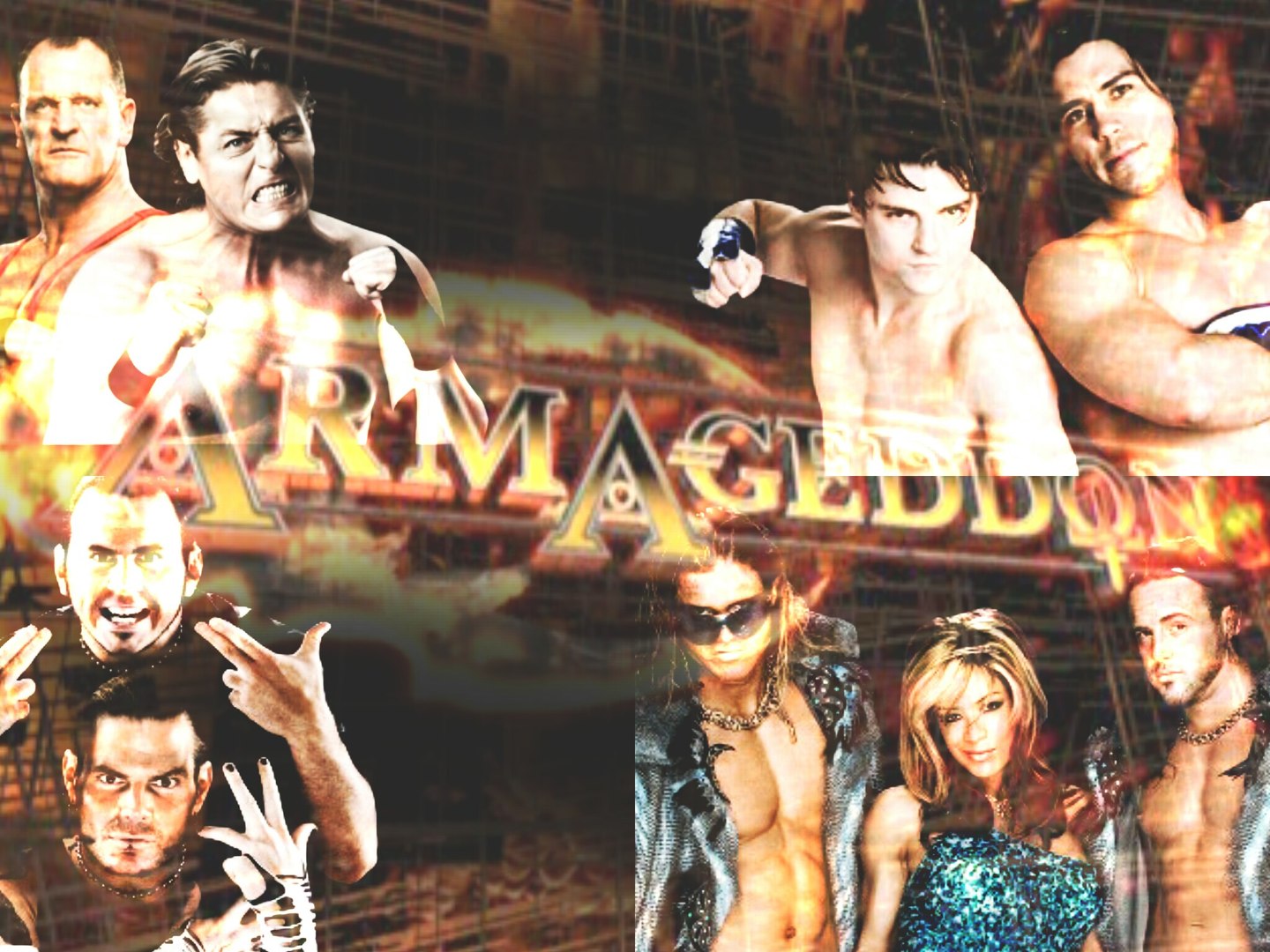 Resultado de imagem para armageddon 2006 fatal 4 way ladder match