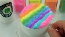 How To Make Glitter Rainbow Colors Milk Slime Surprise Toys Twinkle Twinkle Little Star Skidamarink
