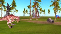 Dangerous Dinosaurs Roaring And Fighting | Amazing Dangerous Cartoons Real Life Video In Jungle