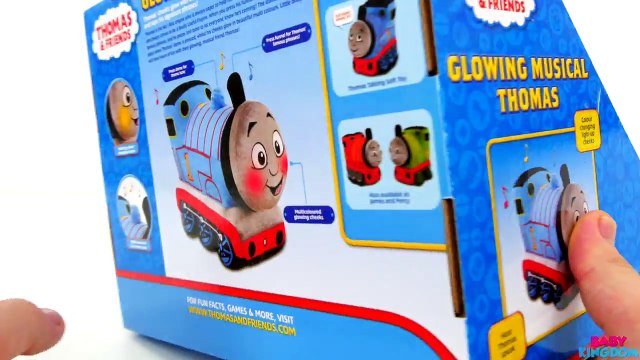 Huge Thomas & Friends Glowing Musical Thomas Toy Train Plush Fun Toys Review Unboxing For Kids