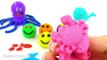 Play and Learn Colours with Play Doh Happy Smiley Laughing Face with Interesting Molds Fun for Kids