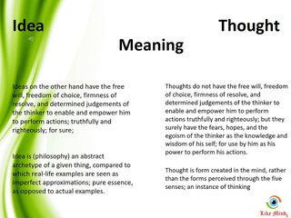 Idea vs. Thought: What's the Key Difference? 🤔