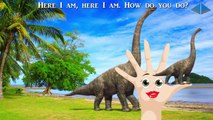 3D Dinosaur Cartoon Finger Family Song | Nursery Rhymes for Kids | Finger Family Dinosaurs