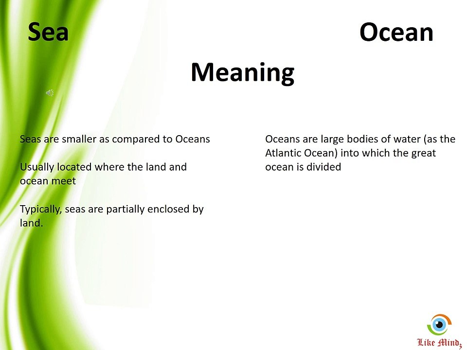 Difference Between - Sea and Ocean