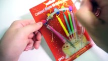 신기한 5색불꽃 생일 초 5colored flame birthday candle 과학실험 장난감 액체괴물 fire science toy