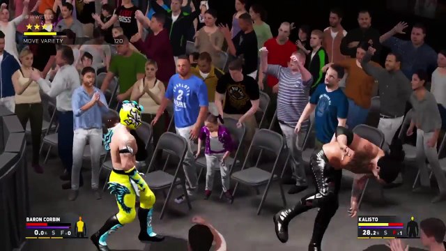 WWE TLC 2016: Kalisto vs. Baron Corbin (Chairs Match) WWE 2K17-Prediction