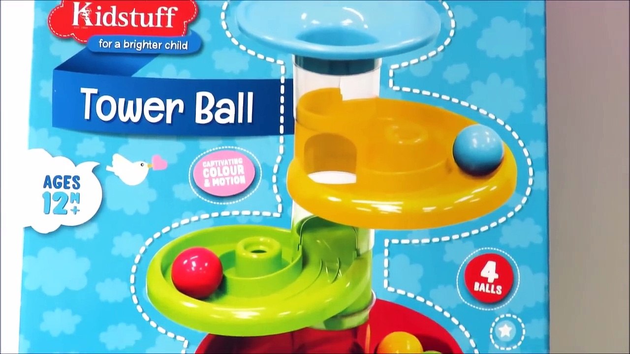 Tower ball baby toy learning video learn colors numbers for babies toddlers preschoolers-VUmx9SQ6Dsc