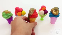 Ice Cream Glitter Slime Play Doh Toys 아이스크림 - Kids Surprise with Play Dough Slime Ice Cream