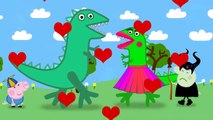 Peppa Pig Makeup Dinosaur Girl Love Story Finger Family Nursery Rhymes Lyrics Parody